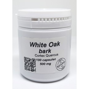 White Oak Bark 500mg  100 vegetarian capsules  main photo