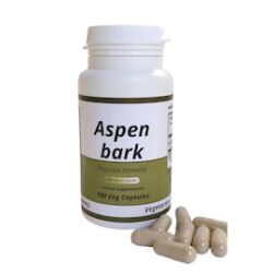 Aspen Bark | Populus tremula cortex Capsules - 500 mg Vegan Capsules Herbal Populus Tremula