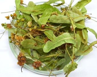 Linden Flowers. Linden Flower Tea.| Tilia cordata | Dried Linden Leaves & Flowers. Tilia Cordata . Natural. Herbalist