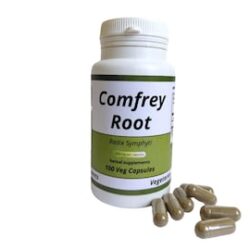 Comfrey Root Capsules - 500 mg Vegan Capsules Herbal