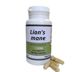 Lions Mane Mushroom extract (monkey's head muchsoom) 500mg vegetarian capsules