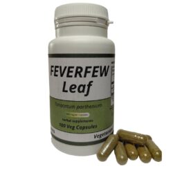FEVERFEW Leaf (Tanacetum parthenium) 500mg vegetarian capsules