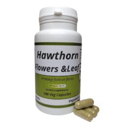 Hawthorn Flowers &Leaf (Krataegi folia et flores) 500mg vegetarian capsules